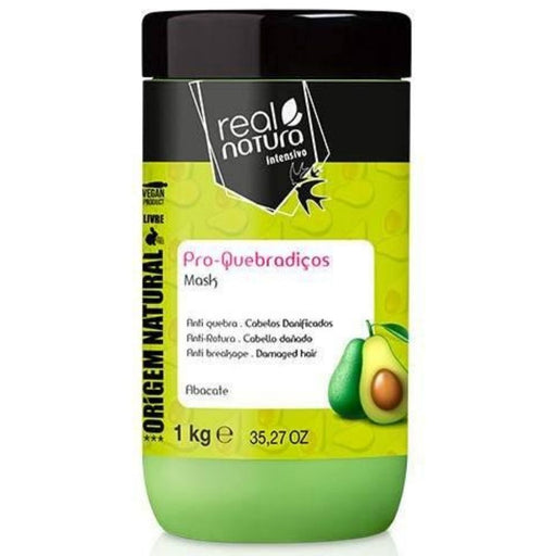 Real Natura Mascara Pro-Quebradiços Abacate 1kg - Curly Stop