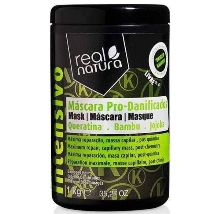 Real Natura Pro-Danificados Keratina Mascarilla 1kg - Curly Stop