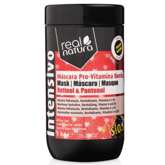 Real Natura Pro-Vitamina Bomba Mascarilla 1kg - Curly Stop