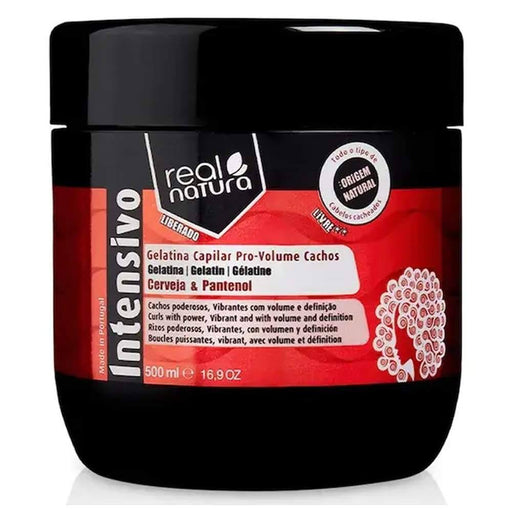 Real Natura Pro-Volume Cachos Gelatina 500ml - Curly Stop