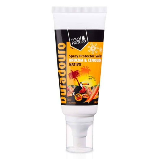 Real Natura Spray Protector Solar Urucum + Cenoura (LSF30) 100ml - Curly Stop