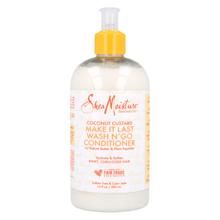 Shea Moisture Coconut Custard Wash N´Go Acondicionador 384ml - Curly Stop