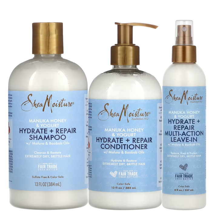Shea Moisture Manuka Honey & Yogurt Hydrate + Repair Pack - Curly Stop