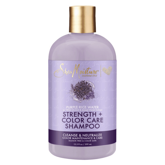 Shea Moisture Purple Rice Water Champú 370ml - Curly Stop