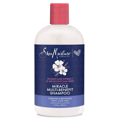 Shea Moisture Sugarcane Extract & Meadowfoam Seed Miracle Shampoo 384ml - Curly Stop