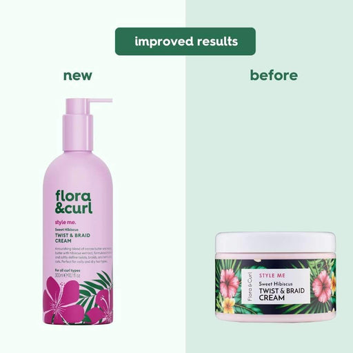 Sweet Hibiscus Twist & Braid Cream Flora & Curl - Curly Stop