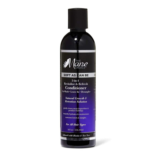 The Alpha Soft As Can Be Revitalize And Refresh 3-In-1 Co-Wash, Leave In, Detangler The Mane Choice - Curly Stop
