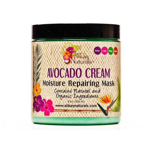 Avocado Cream Moisture Repairing Mascarilla Alikay Naturals - Curly Stop