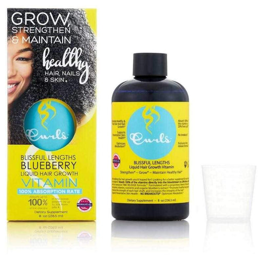 Blueberry Blissful Lengths Liquid Hair Growth Vitamin Curls - Curly Stop