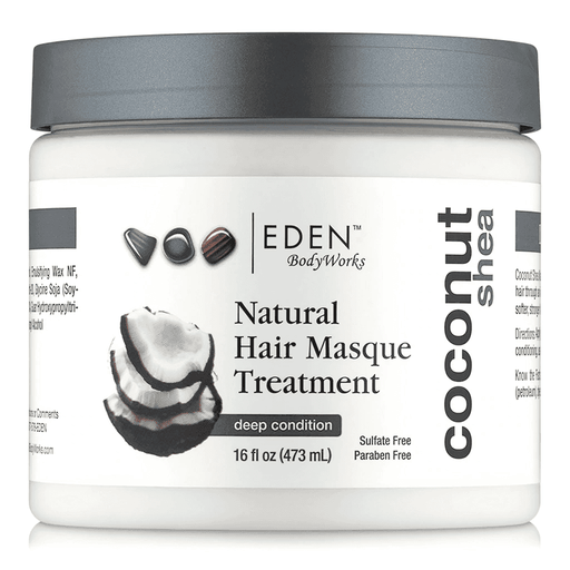 Coconut Shea Natural Hair Masque Treatment Eden Bodyworks - Curly Stop